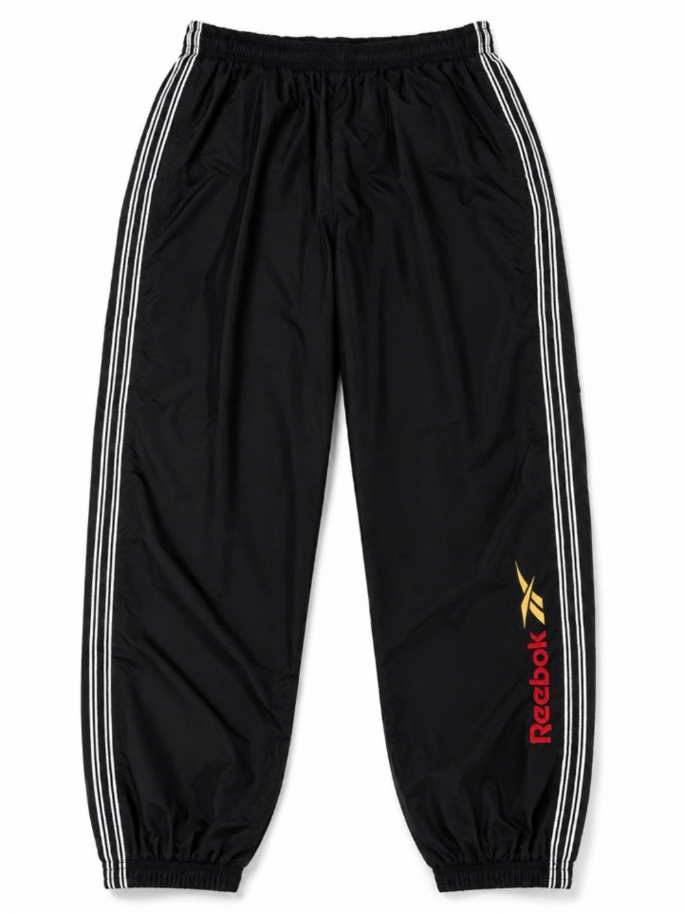Vintage Y2K Reebok Baggy Nylon Windbreaker Jogger Pants Streetwear Men’s Large